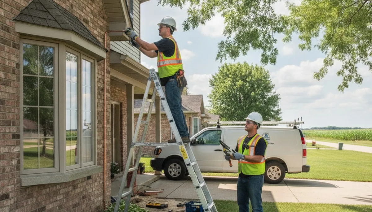Plumber in Peoria, IL providing professional plumbing repair services for local homeowners