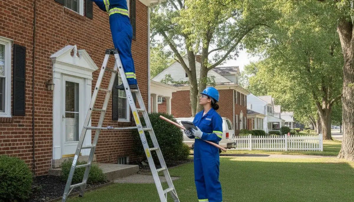 Peoria, IL plumber repairing a leaking pipe for residential plumbing service