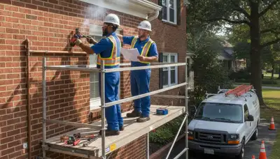 Professional plumber repairing plumbing in Peoria, IL for a local plumbing repair service