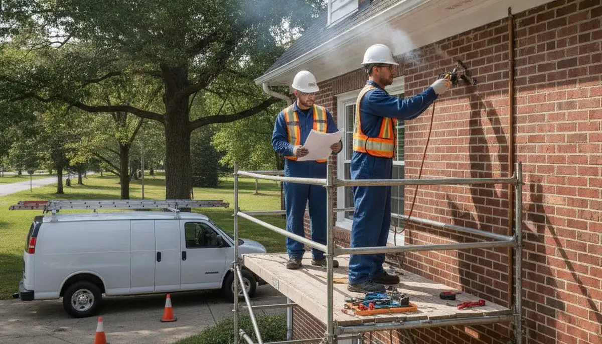 Plumber providing repair service in Peoria, IL for residential plumbing issues