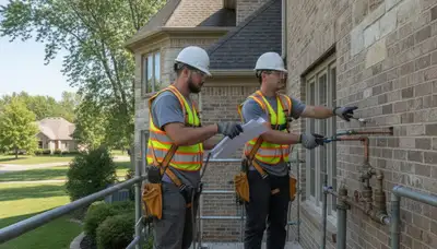 Plumber repairing a pipe in Peoria, IL for reliable plumbing repair service