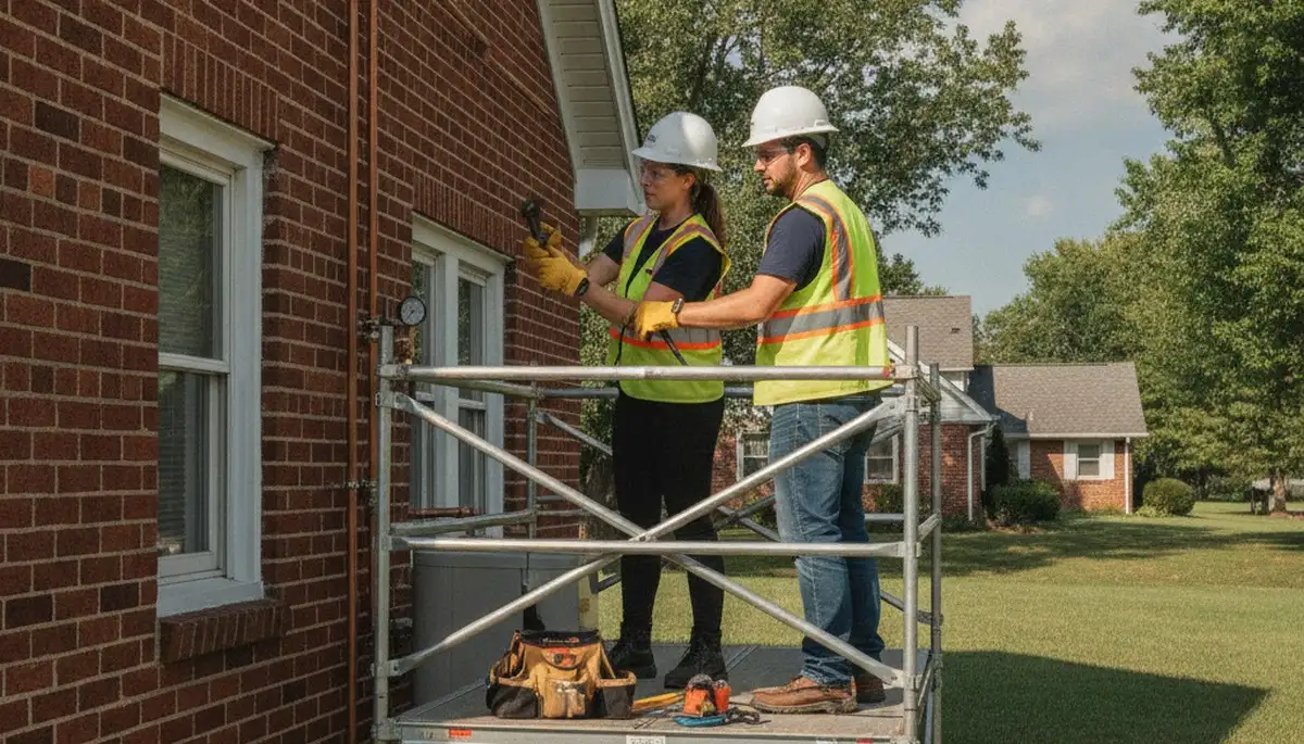 Professional plumber providing repair services in Peoria, IL for residential plumbing issues