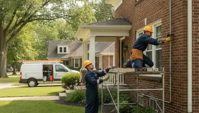 Professional plumber repairing a leak in Peoria, IL for fast plumbing repair service