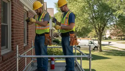 Plumber repairing a pipe in Peoria, IL for reliable plumbing service