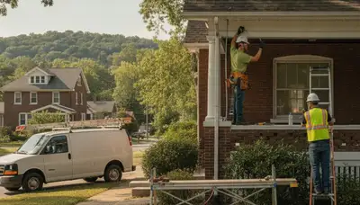 Plumber repairing a sink in Peoria, IL for plumbing repair service