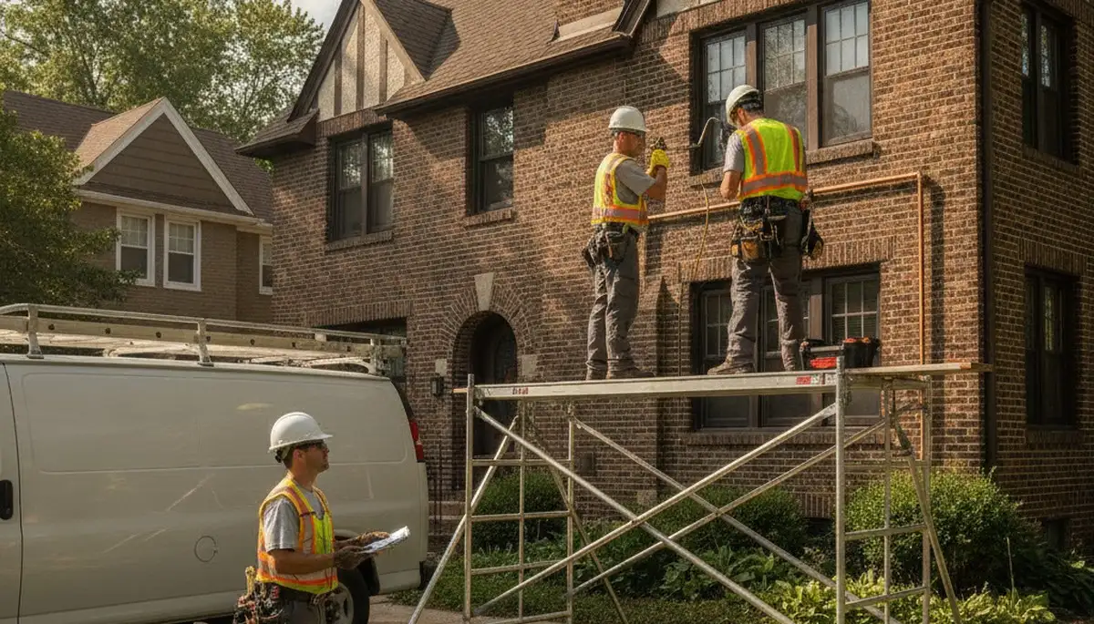 Professional plumber providing repair service in Peoria, IL for residential plumbing issues