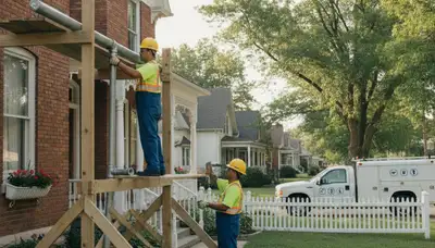 Plumber repairing a leak in Peoria, IL for reliable plumbing repair service