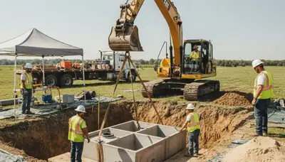 Septic tank installation in Peoria, IL for homes by On Call Plumbers