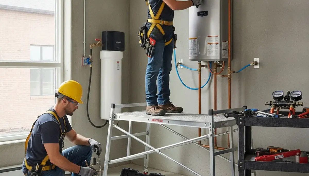 Tankless water heater service in Peoria, IL for efficient on-demand hot water installation